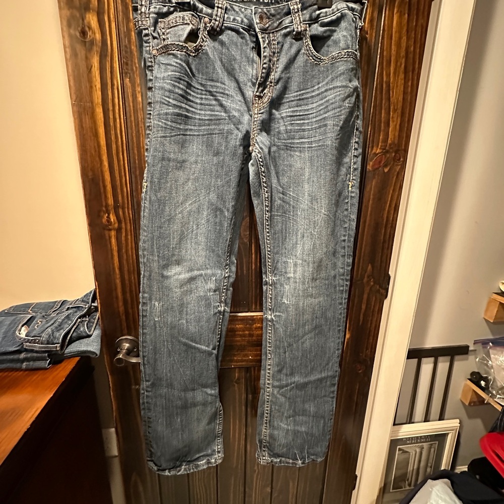 Cowgirl Tuff Men's Denim Straight Jeans